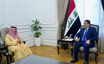 رئيس وزراء جمهورية العراق يستقبل سمو وزير الخارجية