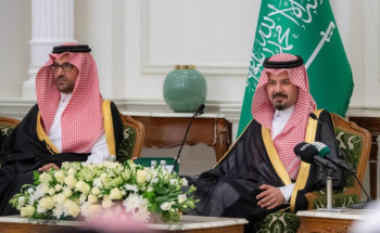 أمير منطقة المدينة المنورة يستقبل أصحاب الفضيلة والمعالي والمشايخ ومديري الإدارات الحكومية المدنية والعسكرية