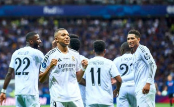 مبابي سجل هدفه الأول.. ريال مدريد يقهر أتالانتا في 9 دقائق ويتوج بالسوبر الأوروبي