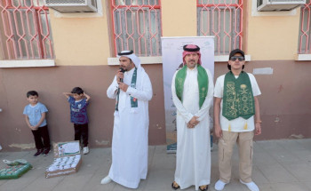 مدرسة السدرة وأبي بكر الصديق تحتفل باليوم الوطني لـ94 للمملكه