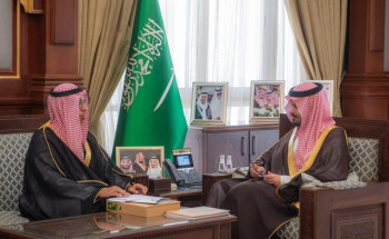 أمير منطقة المدينة المنورة يستقبل مدير فرع المركز الوطني للرقابة على الالتزام البيئي