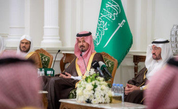 أمير منطقة المدينة المنورة يستقبل أصحاب الفضيلة والمعالي والمشايخ ومديري الإدارات الحكومية المدنية والعسكرية