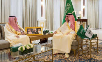 أمير منطقة الجوف يستقبل مدير عام فرع وزارة البيئة والمياه والزراعة بالمنطقة