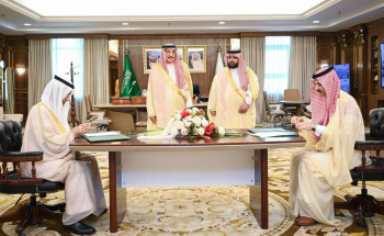 أمير منطقة جازان يشهد مراسم توقيع اتفاقية تعاون بين الإمارة و “المساحة الجيولوجية”