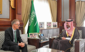 أمير منطقة المدينة المنورة يستقبل السفير الألماني
