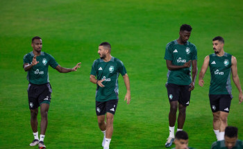 قبل مواجهة اليابان المرتقبة.. ‏الأخضر يواصل تحضيراته