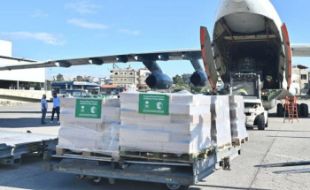 وصول الطائرة الإغاثية العاشرة ضمن الجسر الجوي السعودي الذي يسيّره مركز الملك سلمان للإغاثة لمساعدة الشعب اللبناني