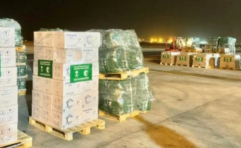 الجسر الجوي الإغاثي السعودي إلى لبنان يتواصل بمغادرة الطائرة الإغاثية السادسة عشرة