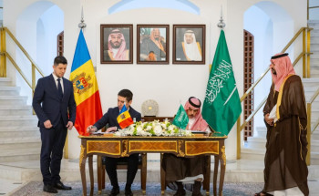 سمو وزير الخارجية يستقبل نائب رئيس الوزراء وزير خارجية جمهورية مولدوفا