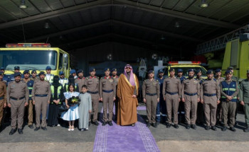 أمير الحدود الشمالية يفتتح مركز الدعم والإسناد للدفاع المدني بمحافظة طريف