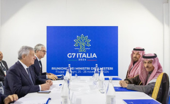 وزير الخارجية يلتقي وزير خارجية إيطاليا