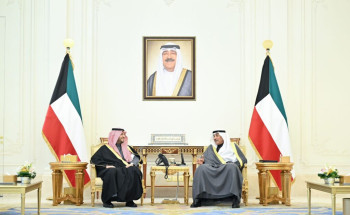 سمو ولي عهد دولة الكويت يستقبل سمو الأمير تركي بن محمد بن فهد