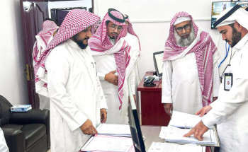 مدير عام فرع الشؤون الإسلامية بالمدينة يتفقد أدارة المساجد بمحافظة وادي الفرع