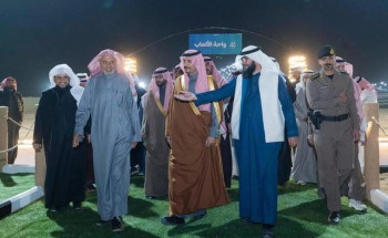 محافظ حفرالباطن يدشّن مخيم “تراؤف” الشتوي