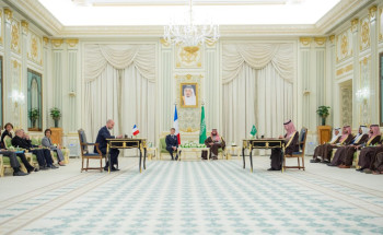 ‏سمو ولي العهد وفخامة رئيس الجمهورية الفرنسية يشهدان مراسم توقيع مذكرة تفاهم بشأن تشكيل مجلس الشراكة الاستراتيجي بين حكومتي المملكة وفرنسا