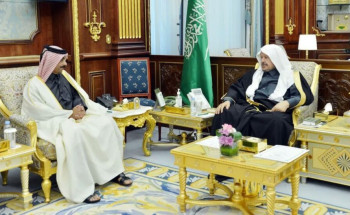 رئيس مجلس الشورى يستقبل وفد أعضاء مجلس الشورى القطري