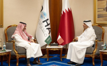 وزير الخارجية يلتقي رئيس مجلس الوزراء وزير خارجية دولة قطر