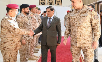 قائد القوات المشتركة يستقبل عضو مجلس القيادة الرئاسي اليمني