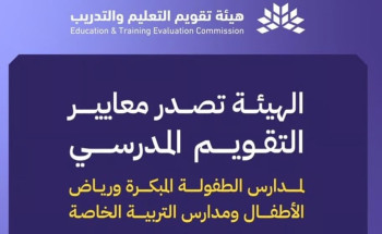 تمهيدًا للإعلان عن التقويم.. “تقويم التعليم” تصدر 25 معيارًا للتقويم المدرسي