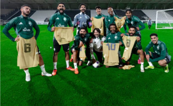 استعدادًا لـ”خليجي 26″.. “الأخضر” يواصل تدريباته في معسكر الرياض