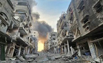 الاحتلال يحرق مستشفى كمال عدوان شمال قطاع غزة