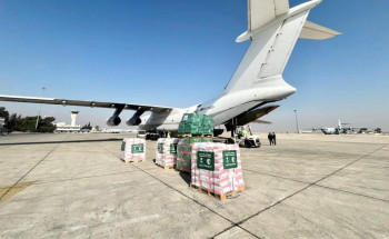 وصول الطائرة الإغاثية السعودية السادسة عشرة لمساعدة الشعب السوري التي يسيّرها مركز الملك سلمان للإغاثة