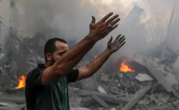 استشهاد 7 فلسطينيين في غارة إسرائيلية على مخيم البريج