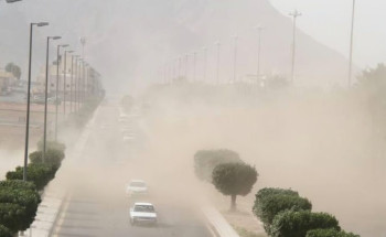 تصل سرعتها إلى 49 كم/ساعة…”الأرصاد”: رياح شديدة على تبوك