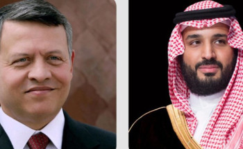 سمو ولي العهد يتلقى اتصالًا هاتفيًا من ملك الأردن