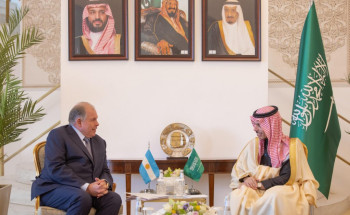 سمو وزير الخارجية يستقبل وزير الخارجية الأرجنتيني