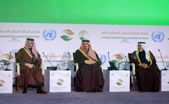 سمو وزير الخارجية يشارك في منتدى الرياض الدولي الإنساني الرابع