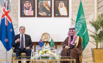 سمو وزير الخارجية ونائب رئيس الوزراء وزير خارجية نيوزيلندا يستعرضان العلاقات الثنائية وعدد من الموضوعات ذات الاهتمام المشترك