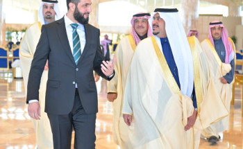 الرئيس السوري يصل الرياض وفي مقدمة مستقبليه نائب أمير المنطقة
