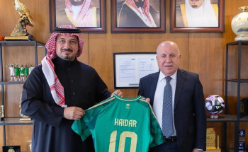 المسحل يستقبل نائب رئيس الاتحاد الآسيوي لكرة القدم
