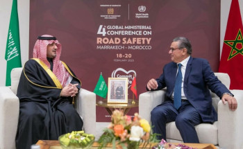 الأمير عبدالعزيز بن سعود يلتقي في مراكش رئيس الحكومة المغربية ويستعرضان مسارات التعاون الأمني القائم بين البلدين