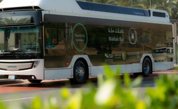 الهيئة الملكية لمدينة مكة والمشاعر تطلق التجربة الثانية للحافلات الهيدروجينية