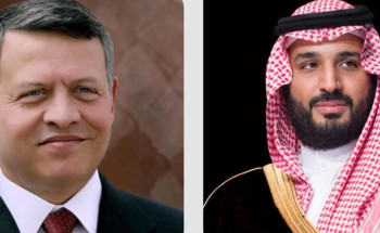 سمو ولي العهد يتلقى اتصالًا هاتفيًا من ملك الأردن هنأه فيه بحلول عيد الفطر