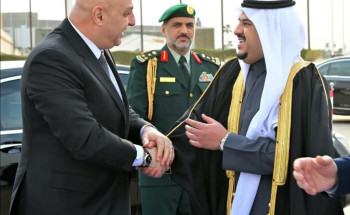 رئيس الجمهورية اللبنانية يغادر الرياض وفي مقدمة مودعيه سمو نائب أمير المنطقة