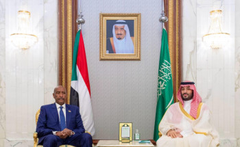 ولي العهد يستقبل رئيس مجلس السيادة السوداني ويستعرضان مستجدات الأوضاع في السودان والجهود المبذولة تجاهها