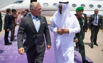 ملك الأردن يصل جدة