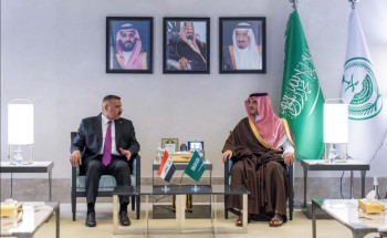 الأمير عبدالعزيز بن سعود يستقبل وزير الداخلية العراقي