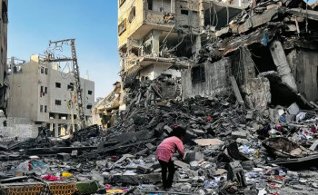 استشهاد خمسة فلسطينيين في قصف إسرائيلي على مدينتَي خان يونس وغزة