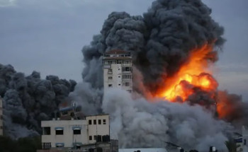 استشهاد 10 فلسطينيين في قصف إسرائيلي وسط قطاع غزة