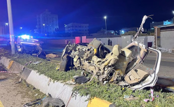 وفاة سائق بحادث مُروِّع في بني سار بالباحة