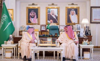 الأمير عبدالعزيز بن سعود يلتقي أمير منطقة القصيم