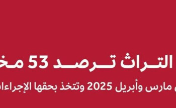 هيئة التراث ترصد أكثر من 50 تجاوزًا لأنظمة الآثار والتراث العمراني خلال شهري مارس وأبريل 2025