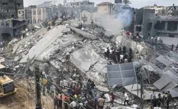 استشهاد ستة فلسطينيين في قصف الاحتلال الإسرائيلي خيمة للنازحين بمدينة غزة