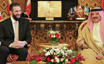 ملك البحرين يستقبل الرئيس السوري ويستعرضان علاقات البلدين