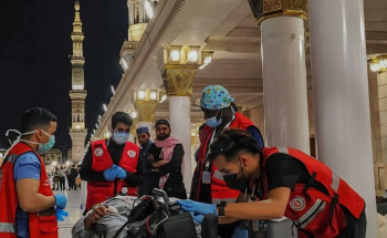 “الهلال الأحمر” بالمدينة المنورة يستقبل أكثر من 52 ألف مكالمة ويباشر 14 ألف بلاغ خلال الموسم الأول من الحج