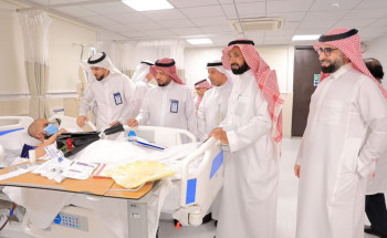 “رعاية المرضى”.. تعايد المنومين بمستشفى البكيرية